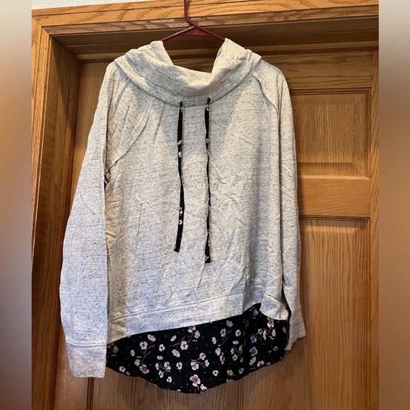 Maurice’s cowl neck sweater w blouse size 1 - Picture 1 of 4